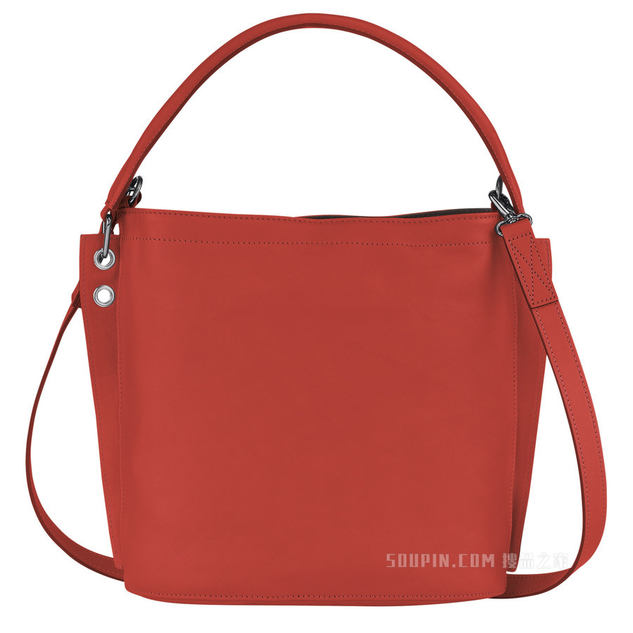 Longchamp 3D 斜挎包 - 橘色