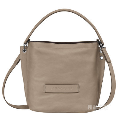 Longchamp 3D 斜挎包 - 米色
