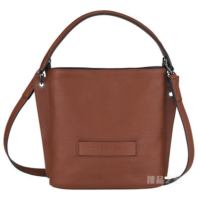 Longchamp 3D 斜挎包 - 棕色