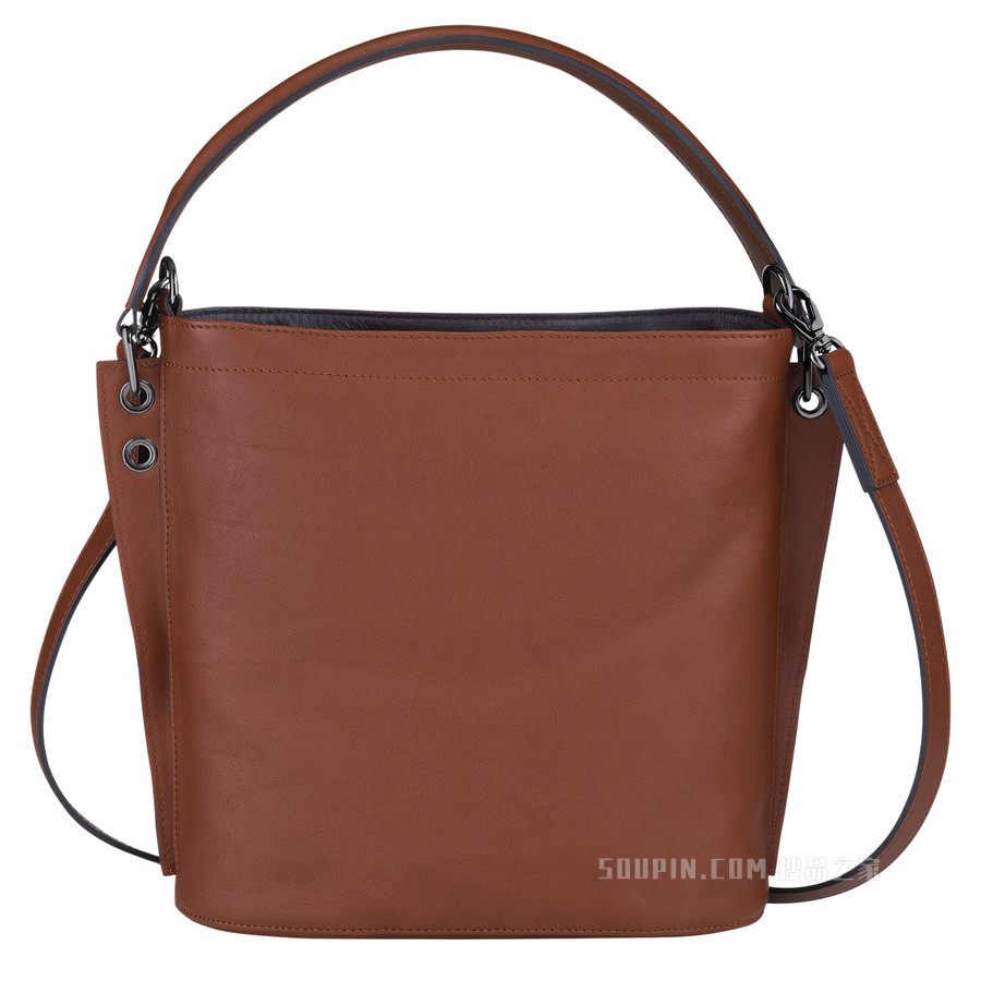 Longchamp 3D 斜挎包 - 棕色