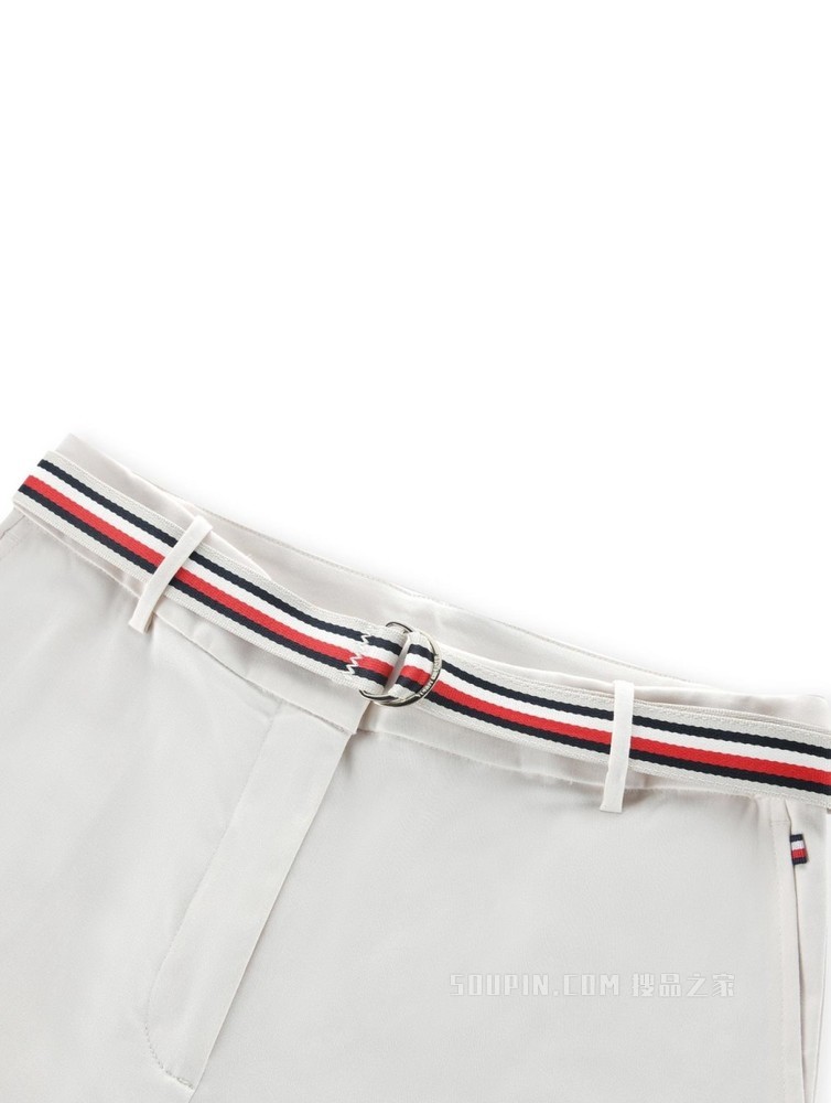 Tommy 女装春夏经典修身微弹九分裤休闲裤附撞色腰带WW0WW27848