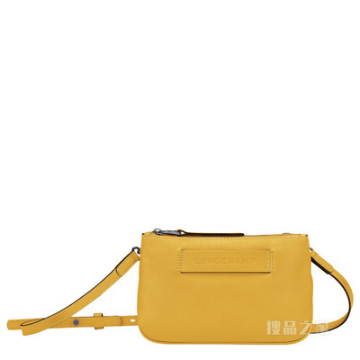 Longchamp 3D 斜挎包 - 黄色