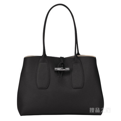 Roseau 单肩包 - 黑色