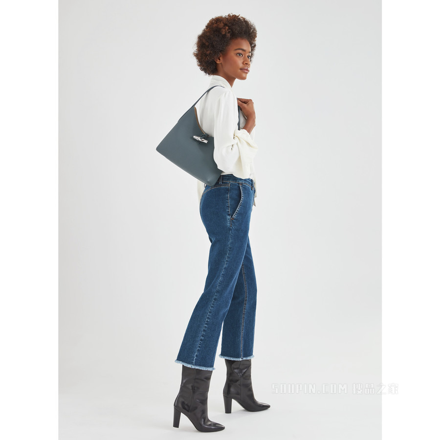 Roseau 单肩包中号 - 蓝色