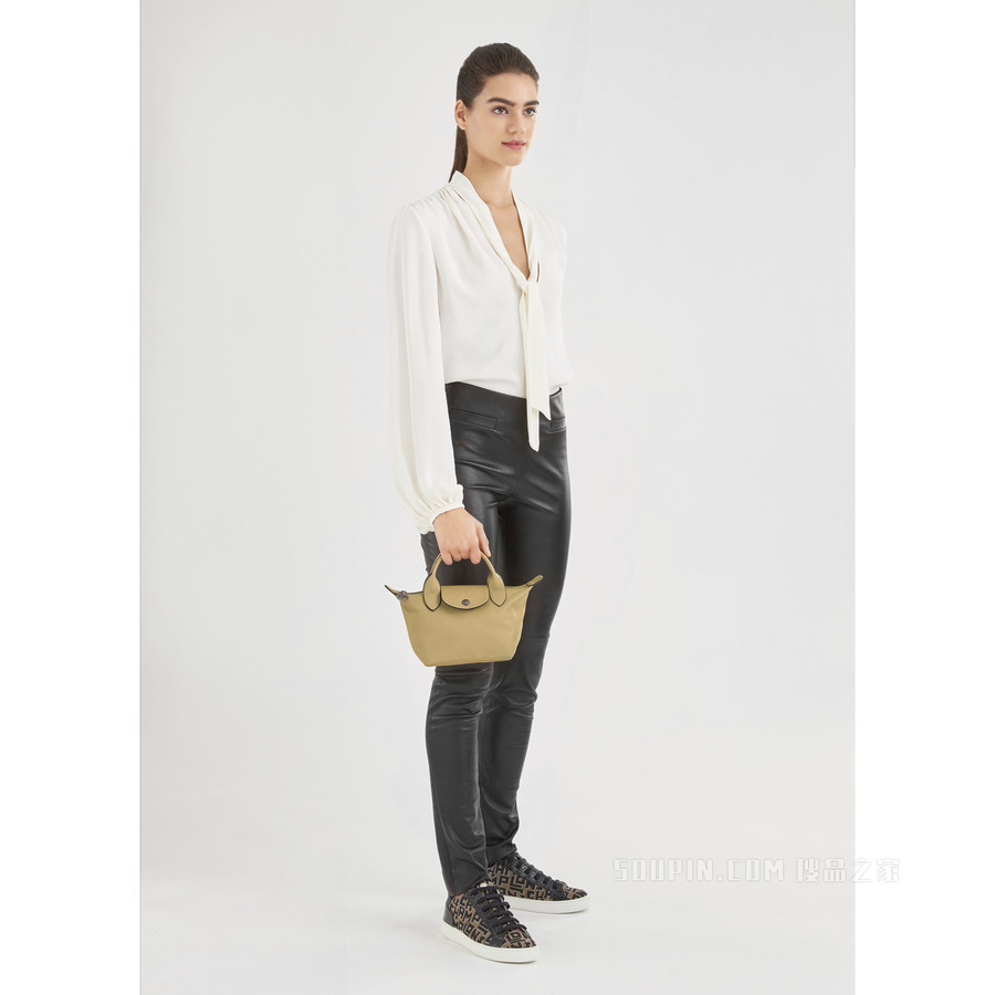 Le Pliage Cuir 手提包 XS - 蓝色