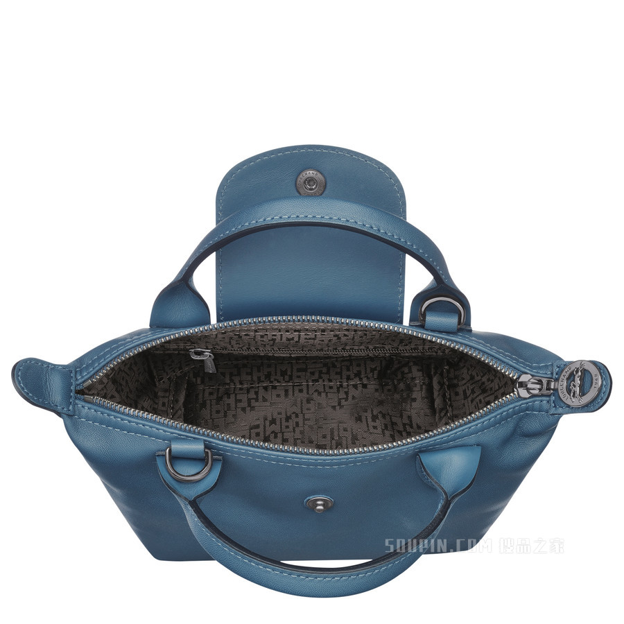 Le Pliage Cuir 手提包 XS - 蓝色