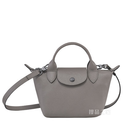 Le Pliage Cuir 手提包 XS - 灰色