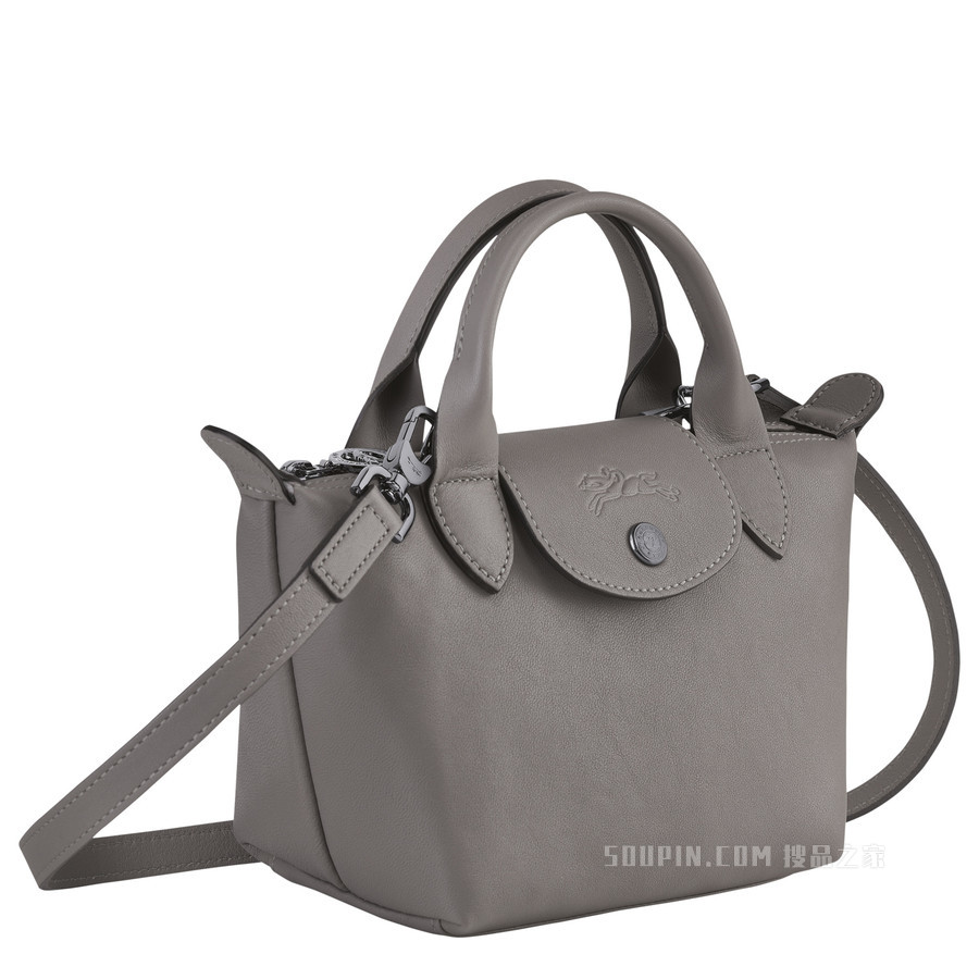 Le Pliage Cuir 手提包 XS - 灰色