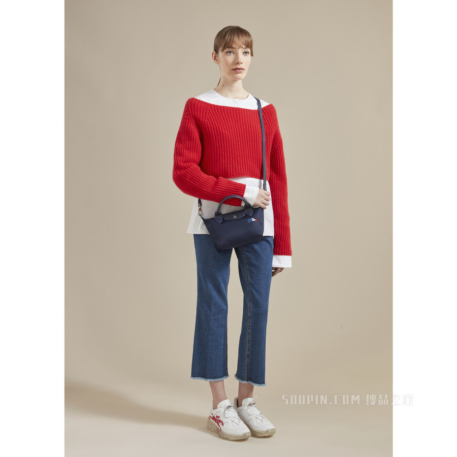 Le Pliage 系列 手提包特小号 - 蓝色