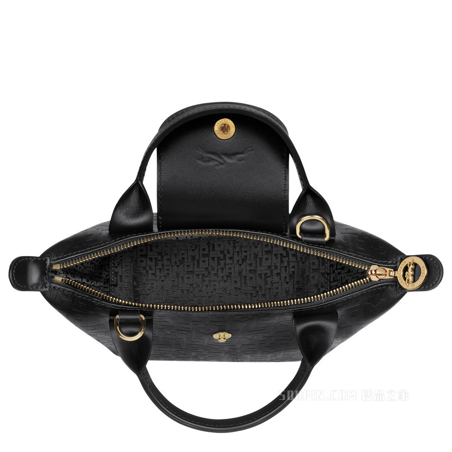 Le Pliage Cuir LGP 手提包特小号 - 黑色