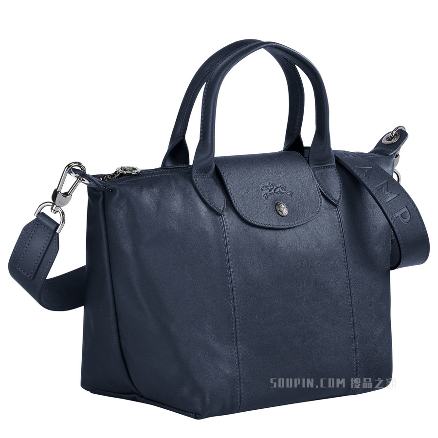Le Pliage Cuir 手提包 S - 蓝色