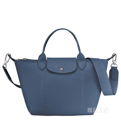 Le Pliage Cuir 手提包 S - 蓝色