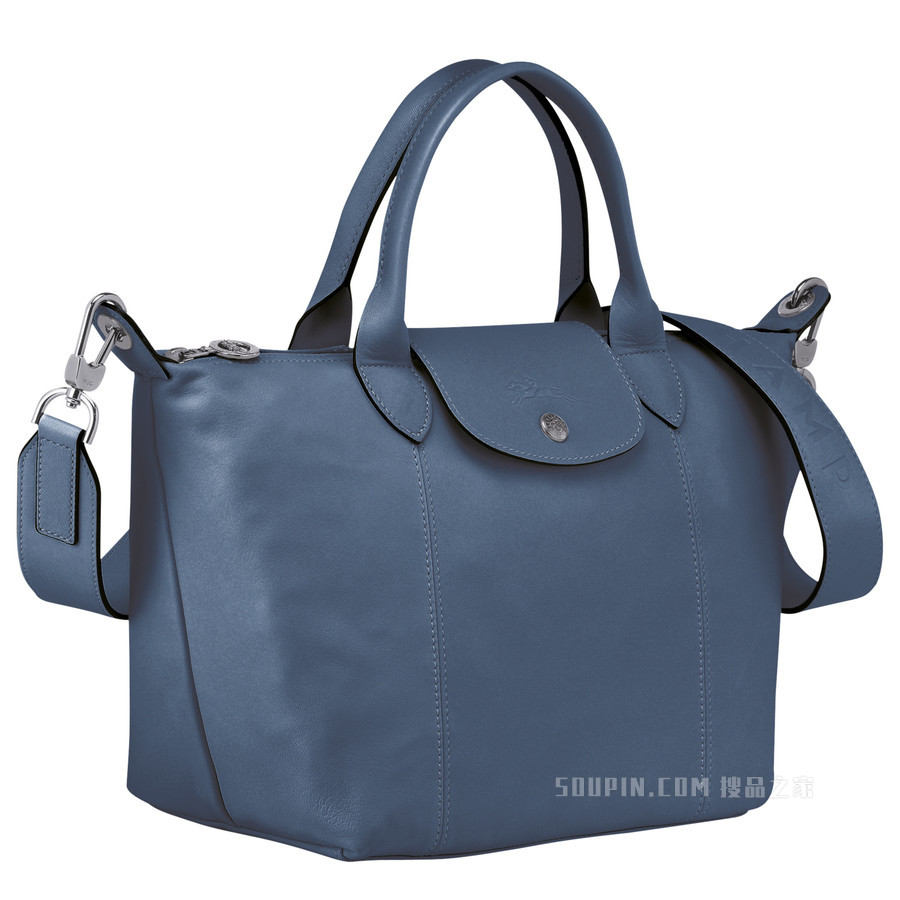 Le Pliage Cuir 手提包 S - 蓝色