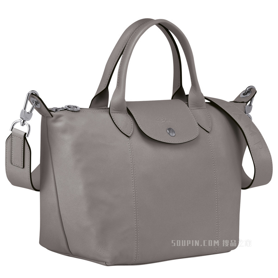 Le Pliage Cuir 手提包 S - 灰色