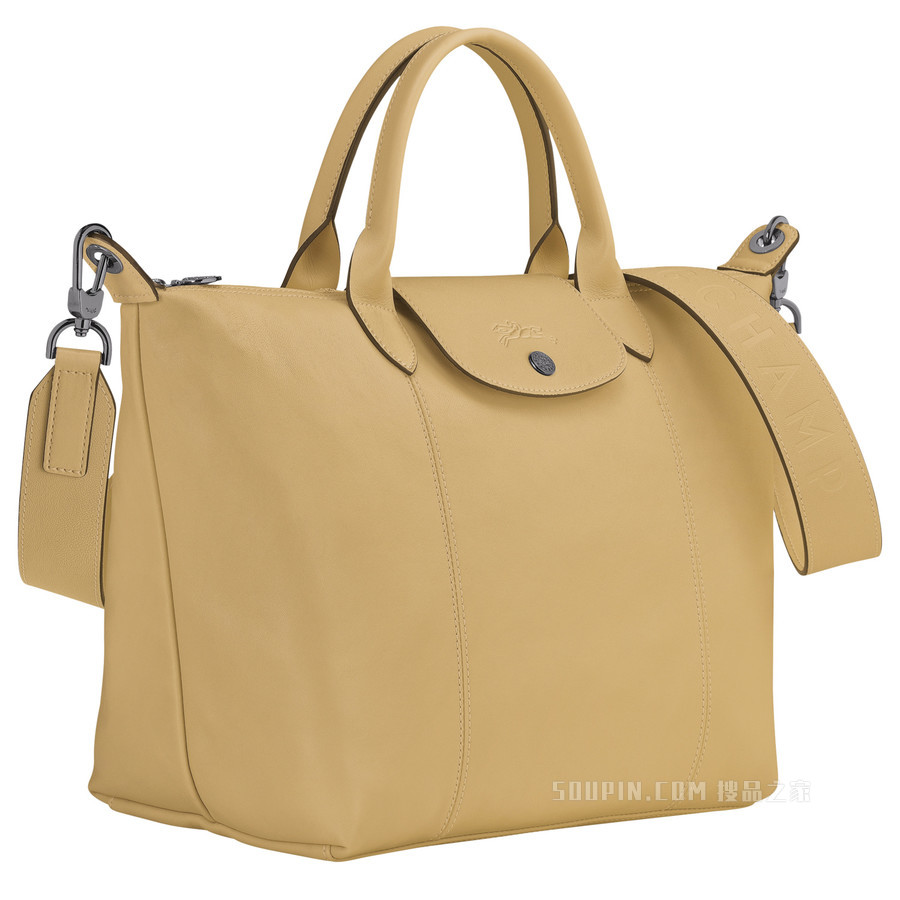 Le Pliage Cuir 手提包 M - 米色
