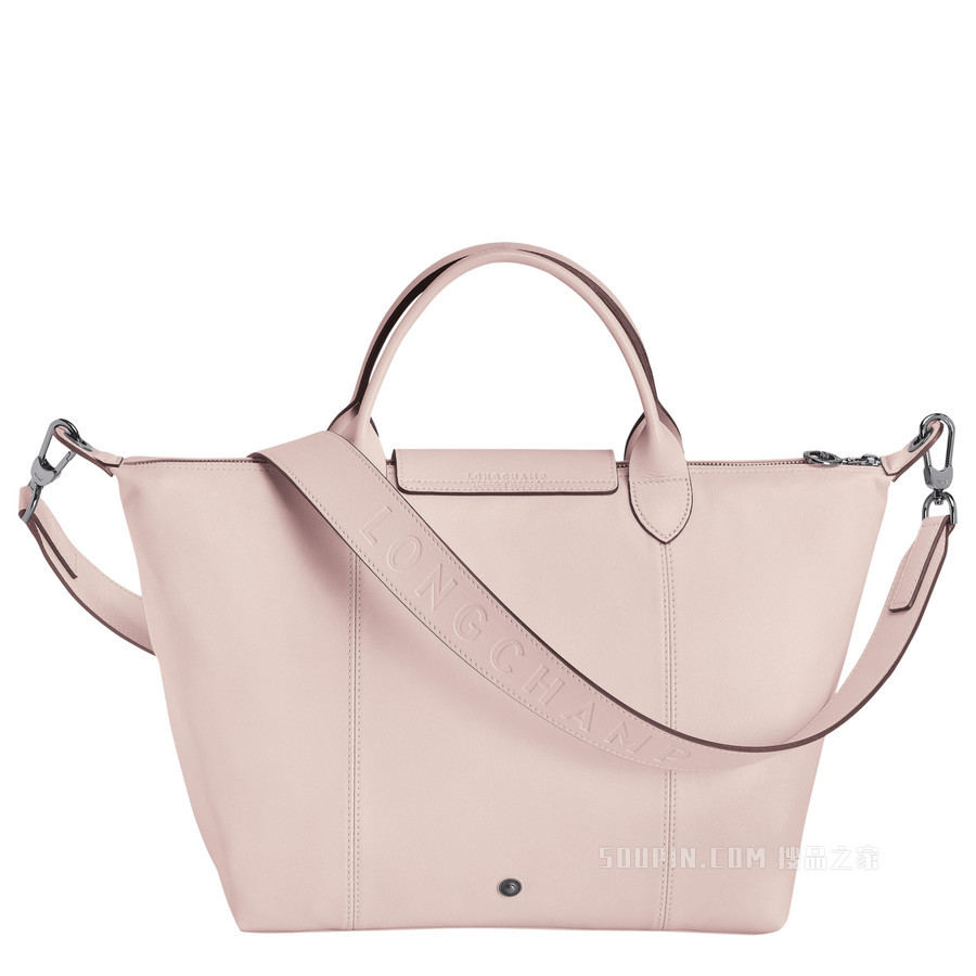 Le Pliage Cuir 手提包 M - 粉红色