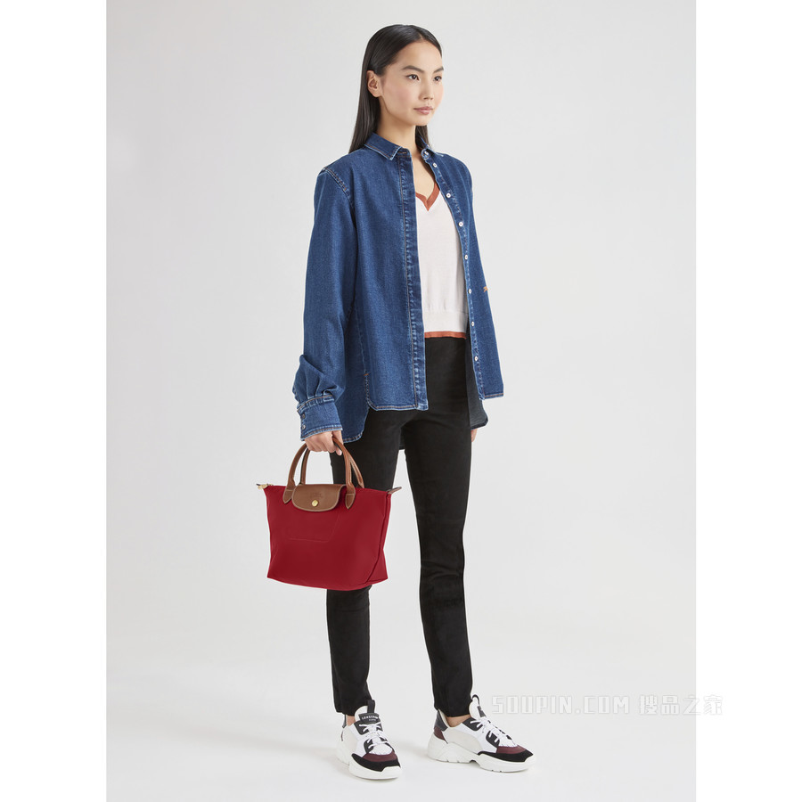 Le Pliage Original 手提包小号 - 红色