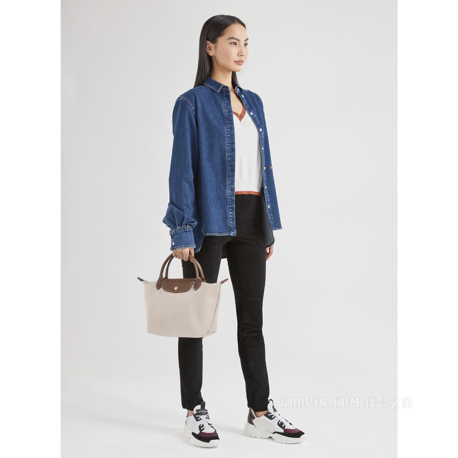 Le Pliage Original 手提包小号 - 米色