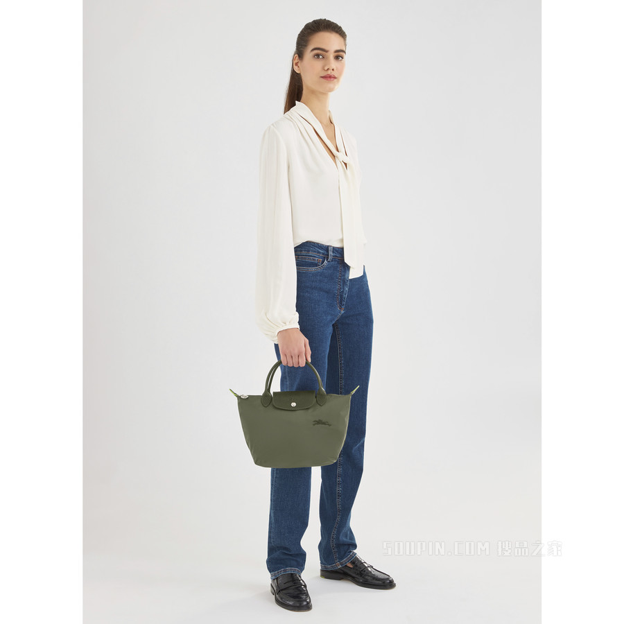 Le Pliage Green 手提包小号 - 绿色
