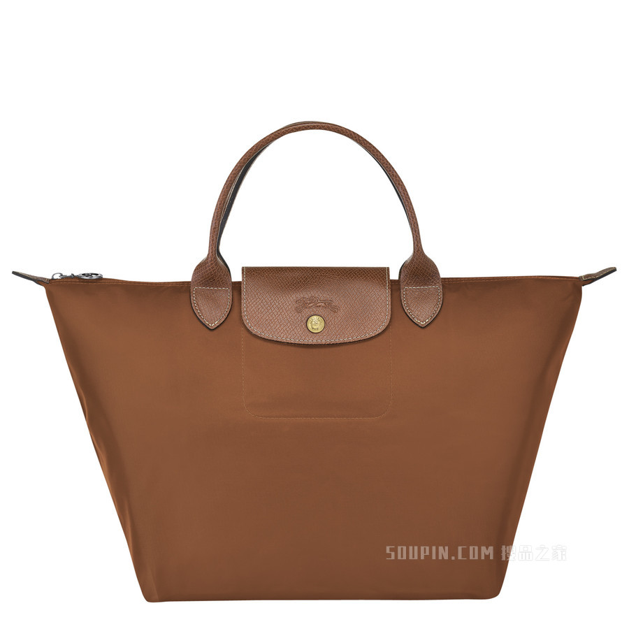 Le Pliage Original 手提包中号 - 棕色