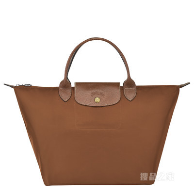 Le Pliage Original 手提包中号 - 棕色