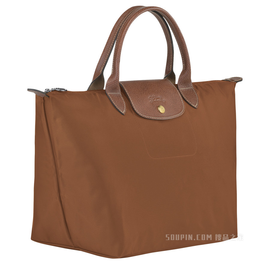 Le Pliage Original 手提包中号 - 棕色