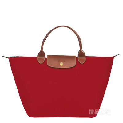 Le Pliage Original 手提包中号 - 红色