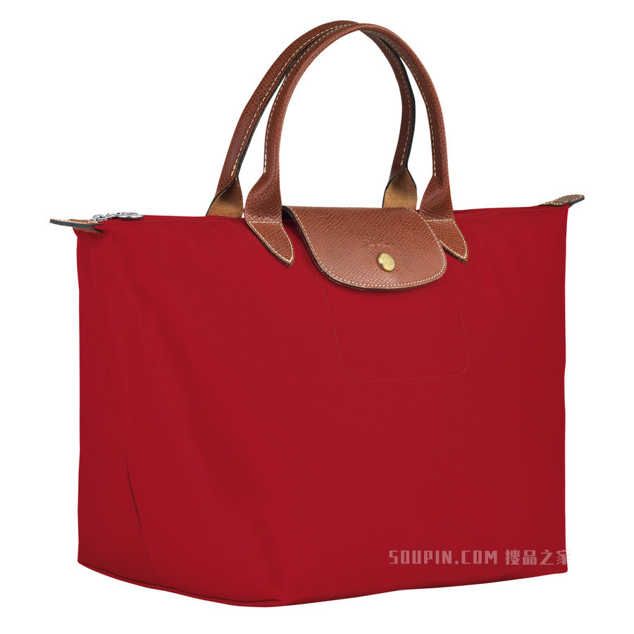 Le Pliage Original 手提包中号 - 红色