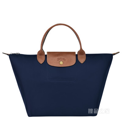 Le Pliage Original 手提包中号 - 蓝色