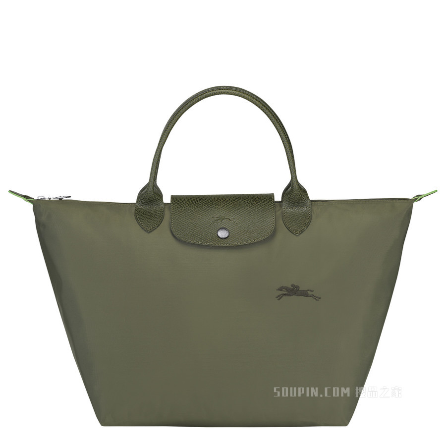 Le Pliage Green 手提包中号 - 绿色
