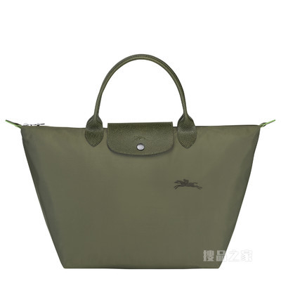 Le Pliage Green 手提包中号 - 绿色