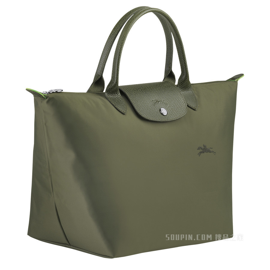 Le Pliage Green 手提包中号 - 绿色