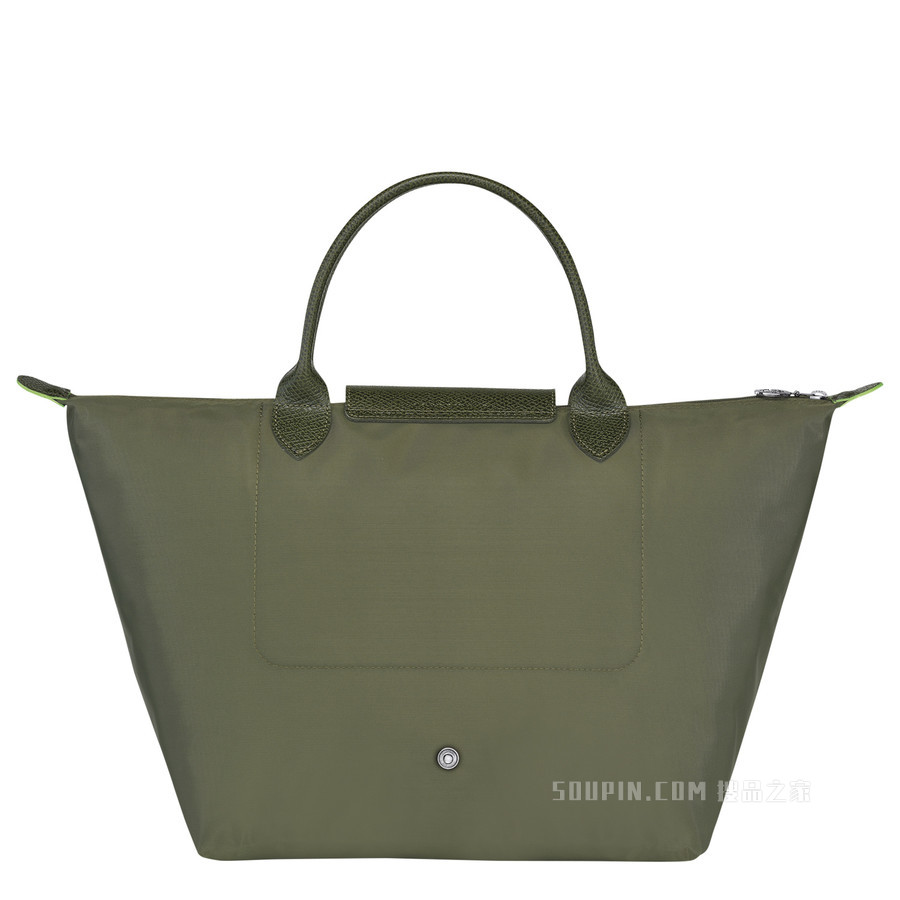 Le Pliage Green 手提包中号 - 绿色