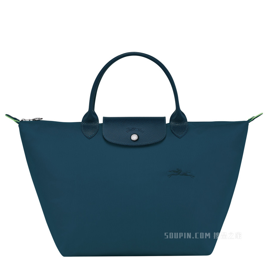Le Pliage Green 手提包中号 - 蓝色