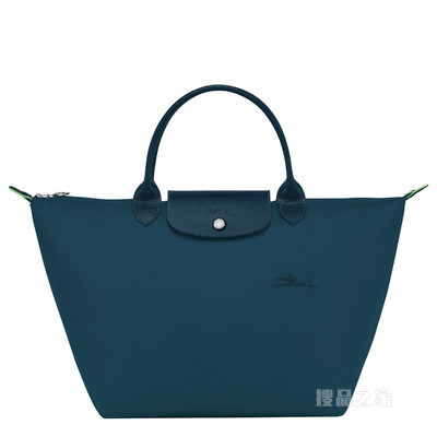 Le Pliage Green 手提包中号 - 蓝色