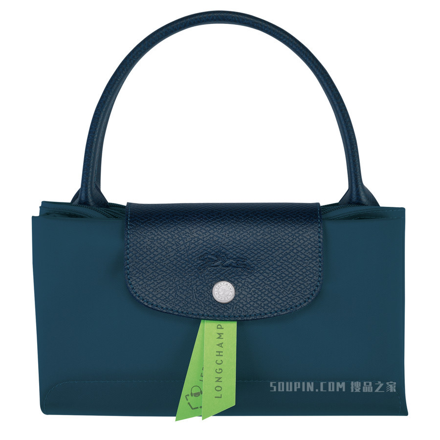 Le Pliage Green 手提包中号 - 蓝色