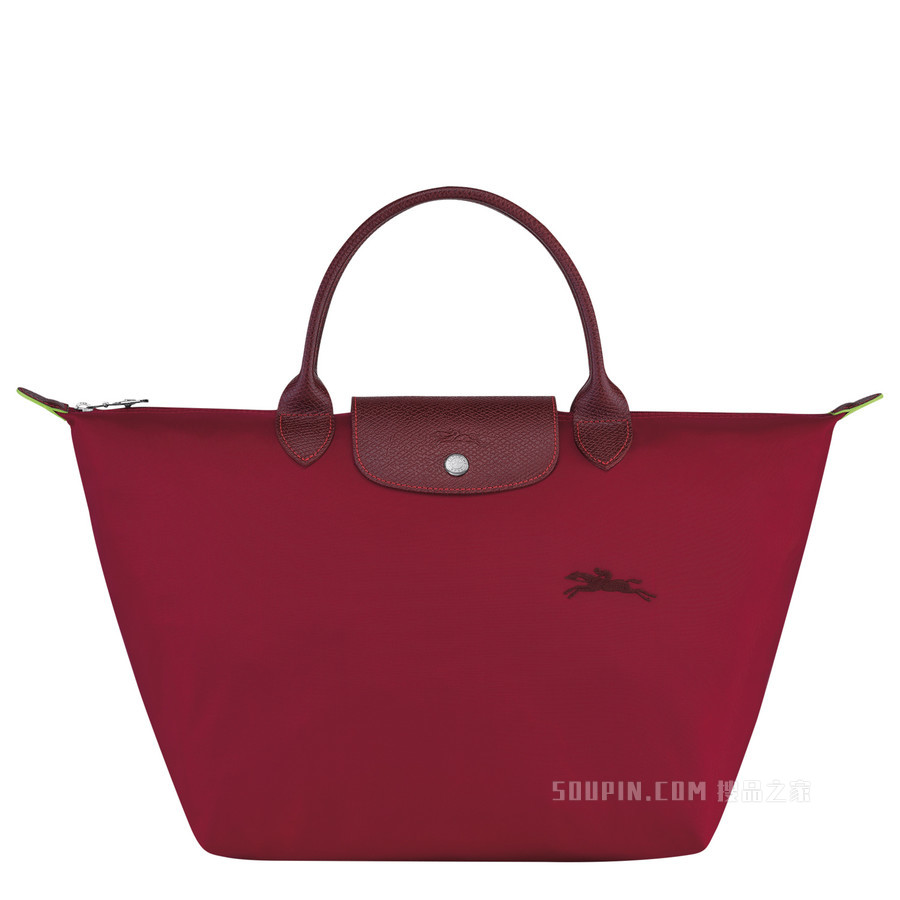 Le Pliage Green 手提包中号 - 红色