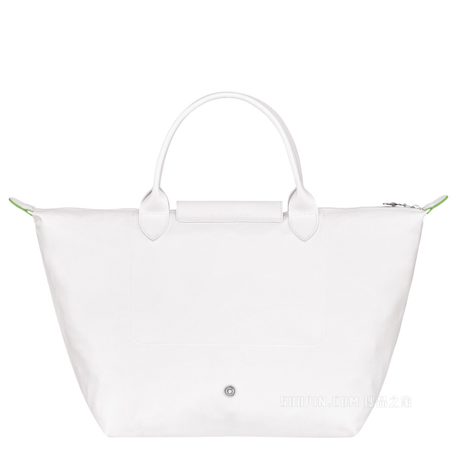 Le Pliage Green 手提包中号 - 白色