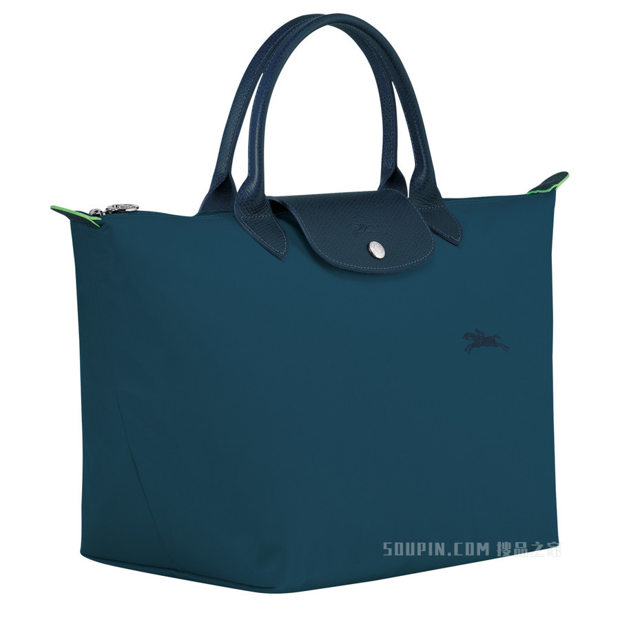 Le Pliage Green 手提包中号 - 蓝色
