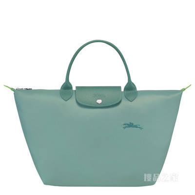 Le Pliage Green 手提包中号 - 蓝色