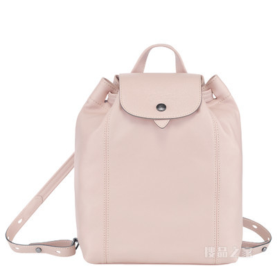 Le Pliage Cuir 双肩背包 - 粉红色