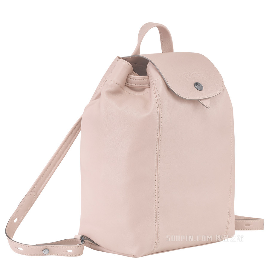 Le Pliage Cuir 双肩背包 - 粉红色