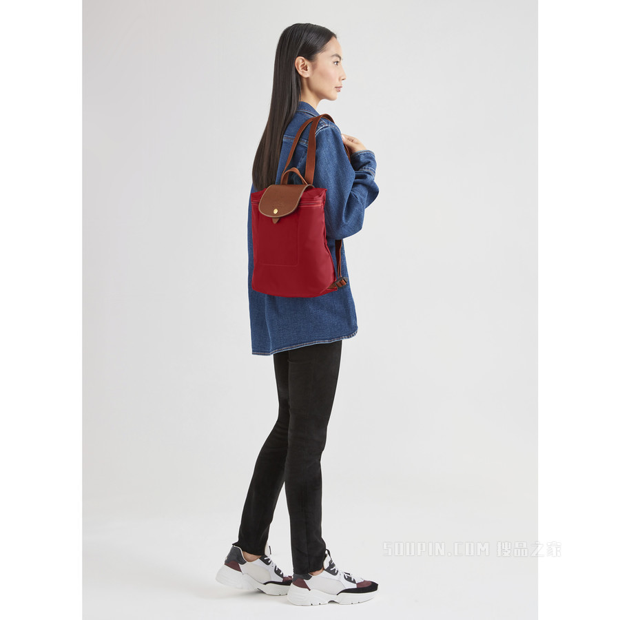 Le Pliage Original 双肩背包 - 红色