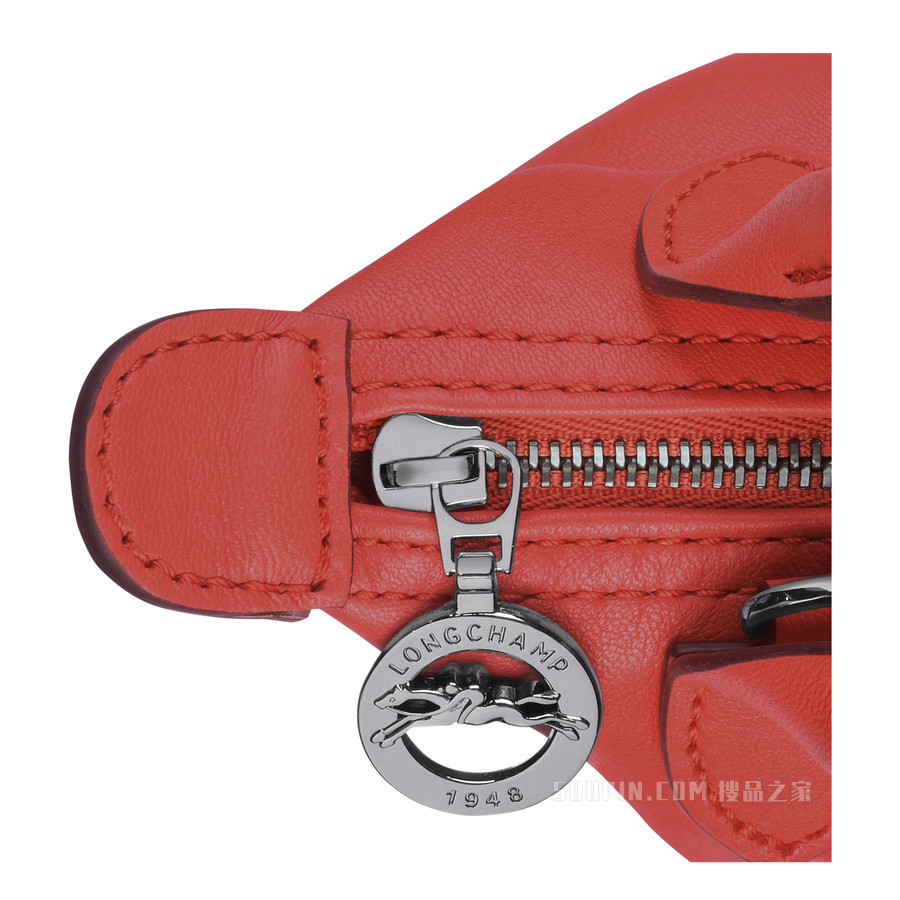 Le Pliage Cuir 斜挎包 - 橘色