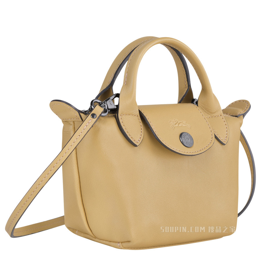 Le Pliage Cuir 斜挎包 - 米色