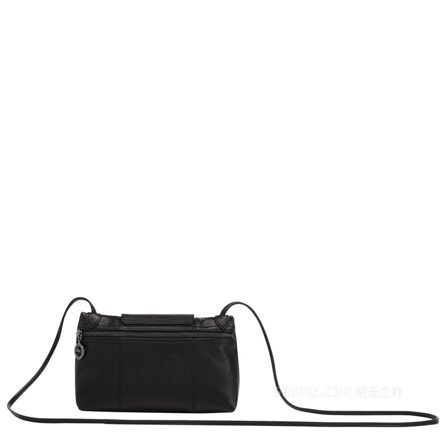 Le Pliage Cuir 斜挎包 - 黑色