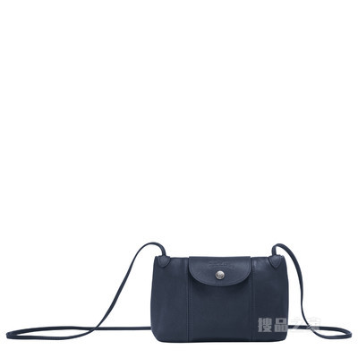 Le Pliage Cuir 斜挎包 - 蓝色