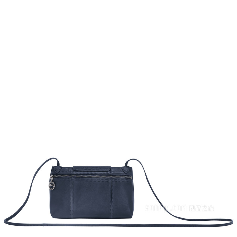 Le Pliage Cuir 斜挎包 - 蓝色