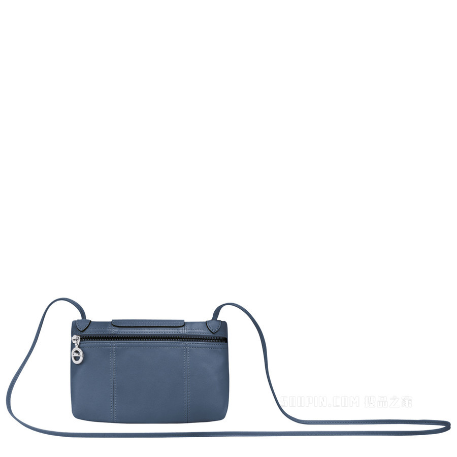 Le Pliage Cuir 斜挎包 - 蓝色