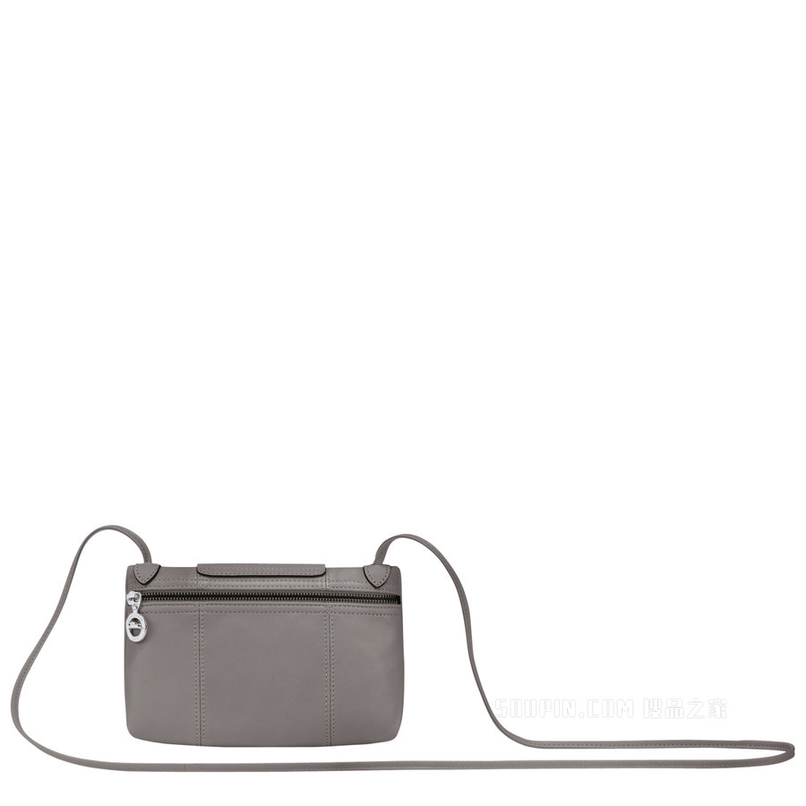 Le Pliage Cuir 斜挎包 - 灰色